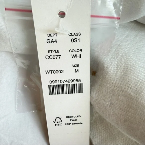 New! J. Crew Claudia white linen dress classuc quiet luxury 36238 - Picture 10 of 14